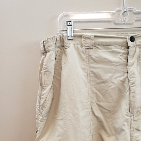 White Sierra Convertible Hiking Pants Light Tan Size L - Picture 3 of 9